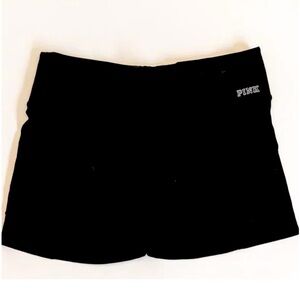 PINK Victoria's Secret Jet Black Sports Shorts